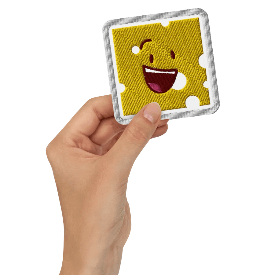 Cheese Slice Embroidered Patch product image (2)