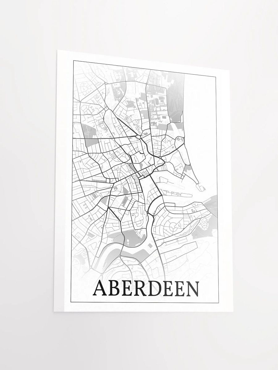 Aberdeen, Scotland, city map print product image (13)