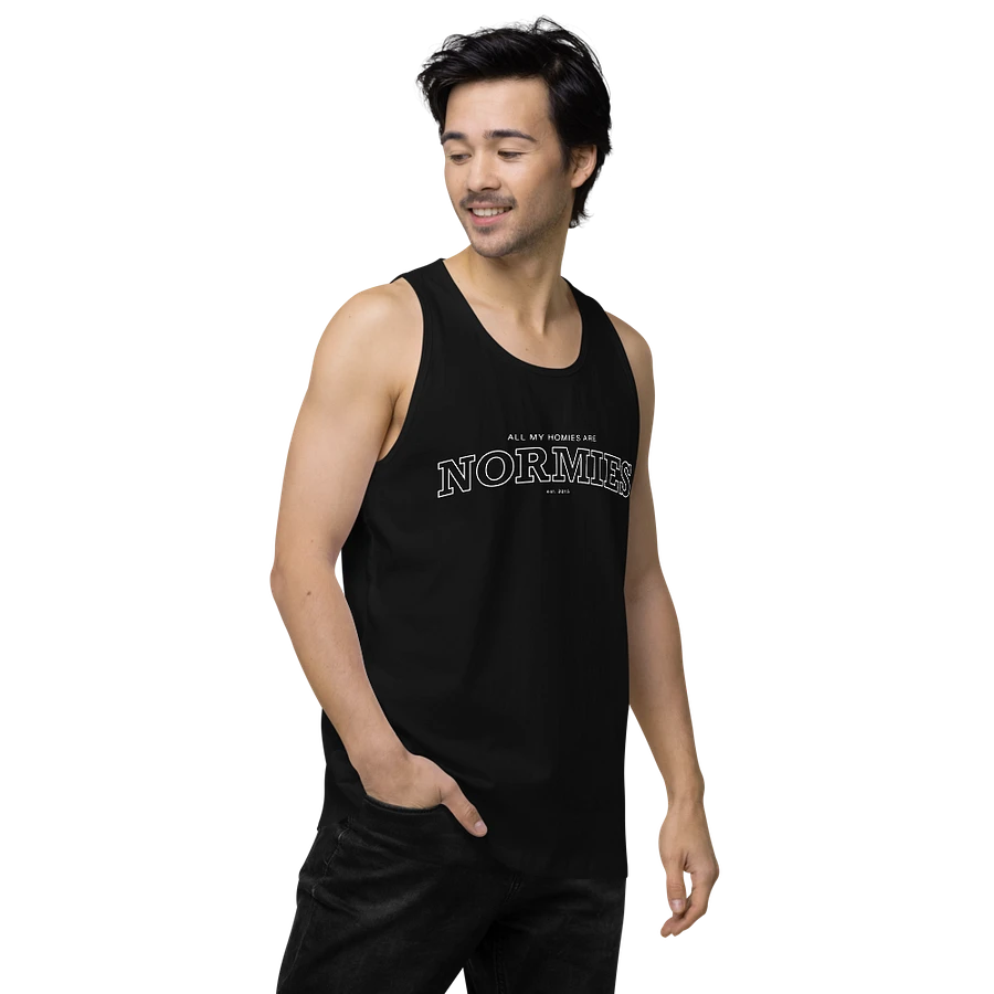 All My Homies Normies - College Tank Black product image (3)