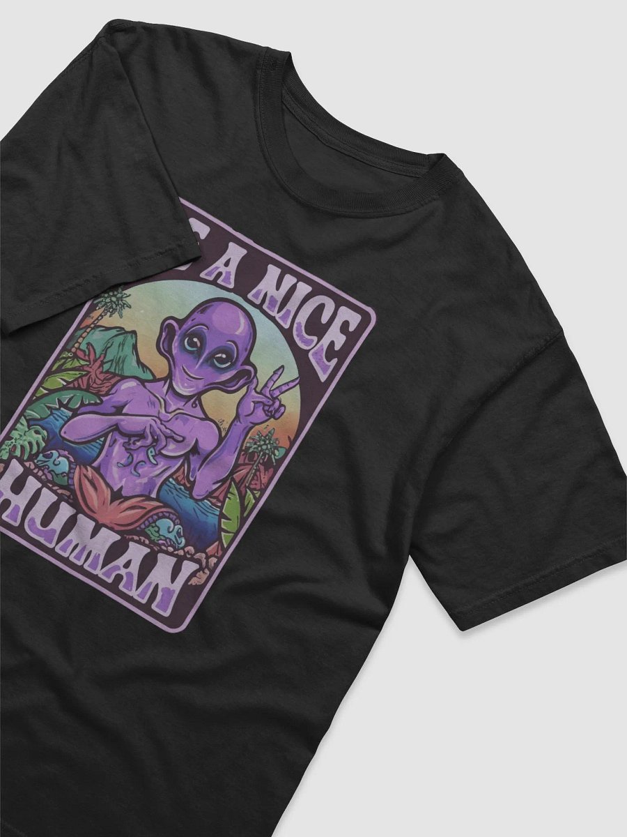 Peace Alien Retro Poster Tee product image (5)