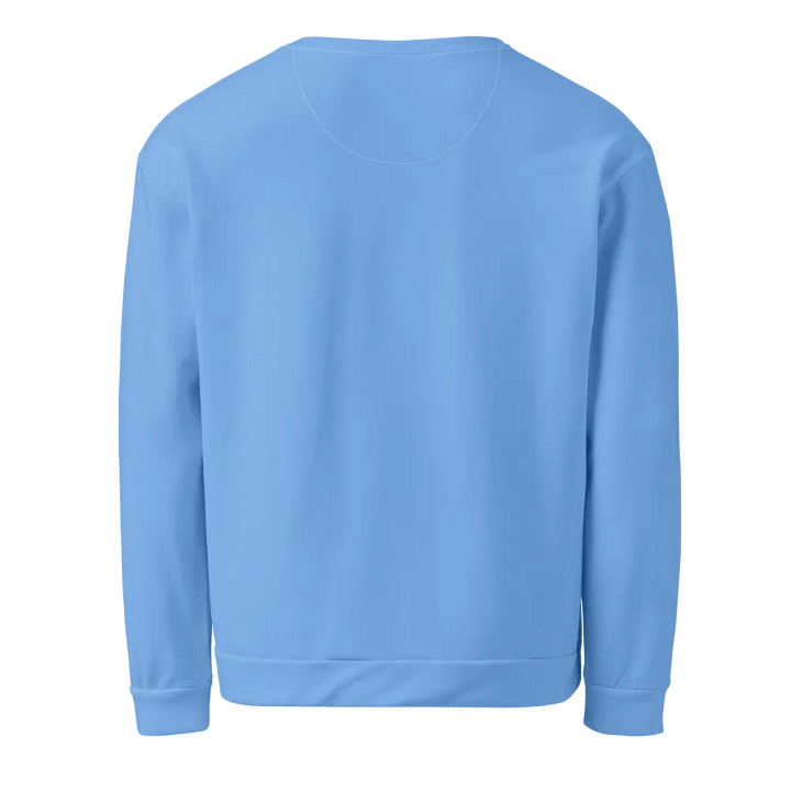 Plain Light Blue True Summer Unisex Recycled Polyester Heavyweight Premium Sweatshirt by Treasure Pie product image (2)
