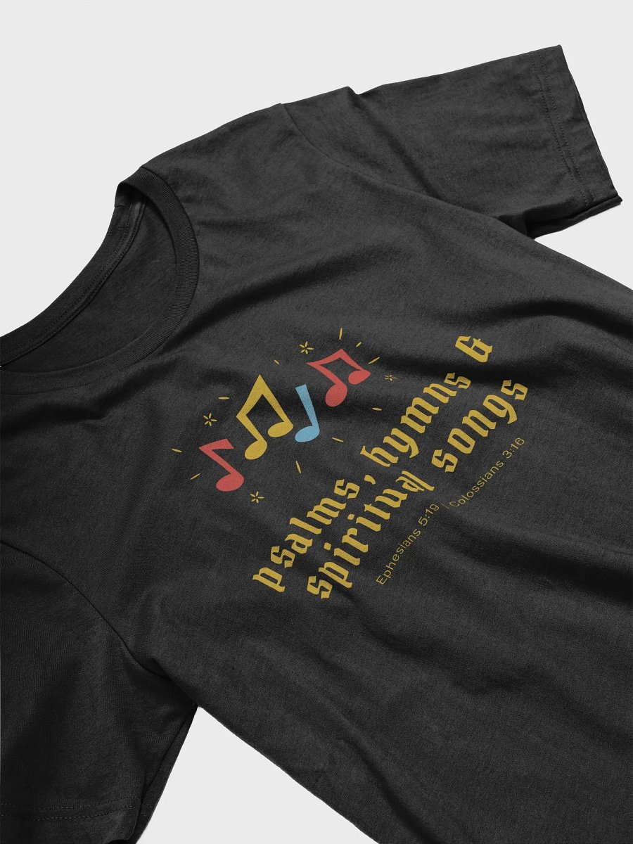 Psalms, Hymns and Spiritual Songs (Ephesians 5:9, Colossians 3:16) T-shirt product image (3)