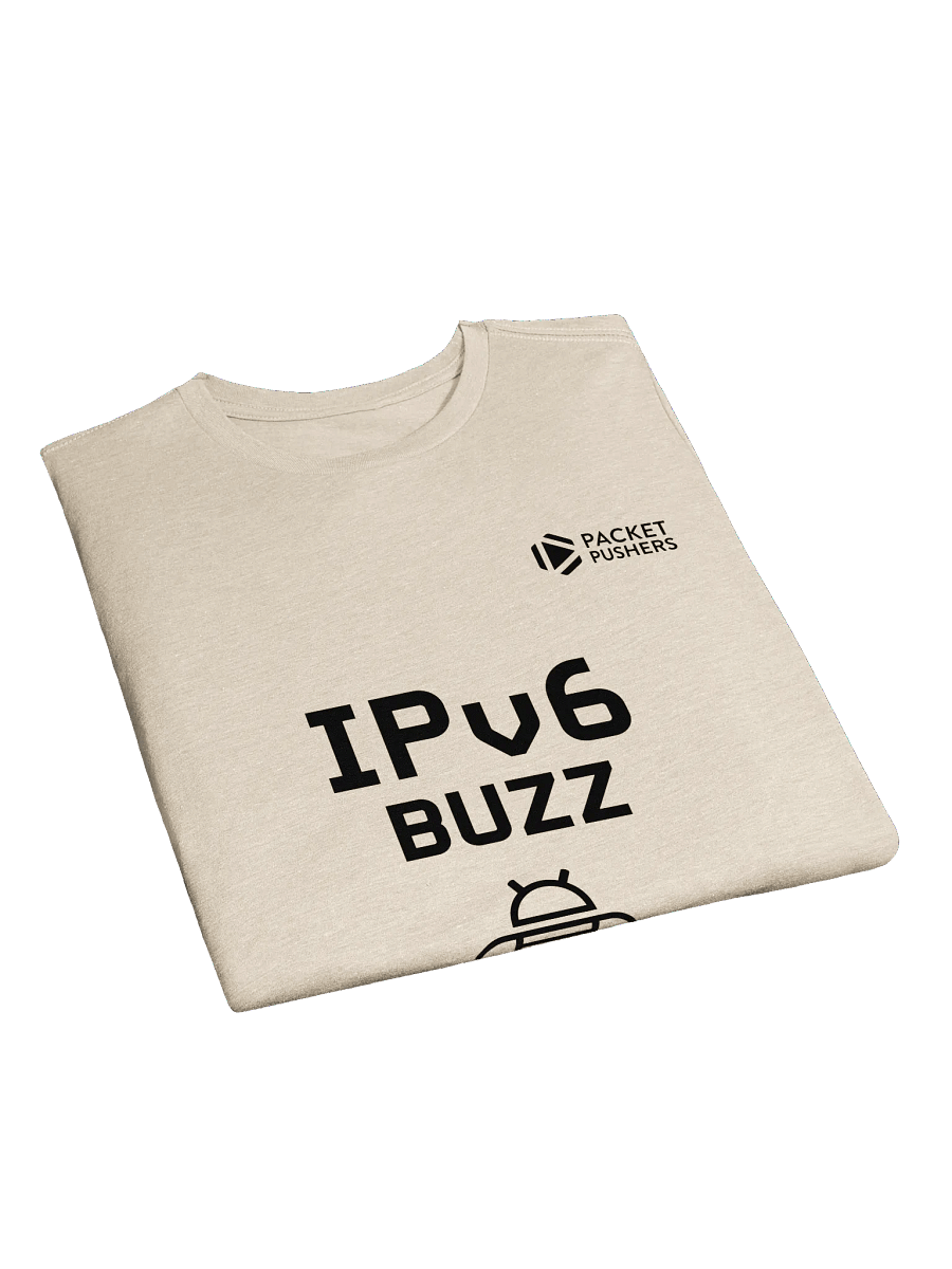 IPv6 Buzz Next Level Tee - Black Logo product image (13)
