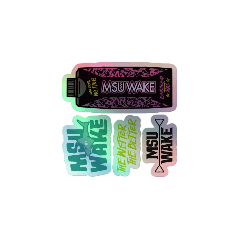 MSU Wake 2024 Holographic Sticker Pack product image (1)