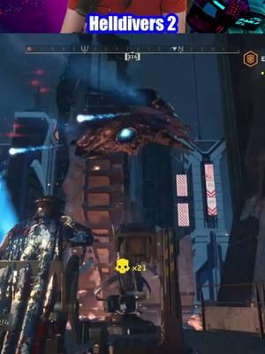 Taking down a Leviathan w/ Anti-Tank emplacement | Helldivers 2 | PS5 5/24/2025 #AaronShack #VideogameClips #Helldivers2 #PS5