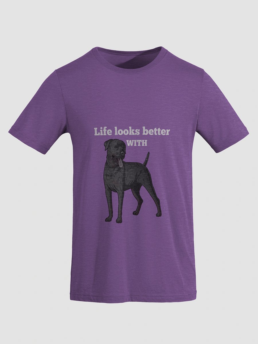 Trust The Vibe: "Life Looks Better with My Dog" Statement Tee product image (5)