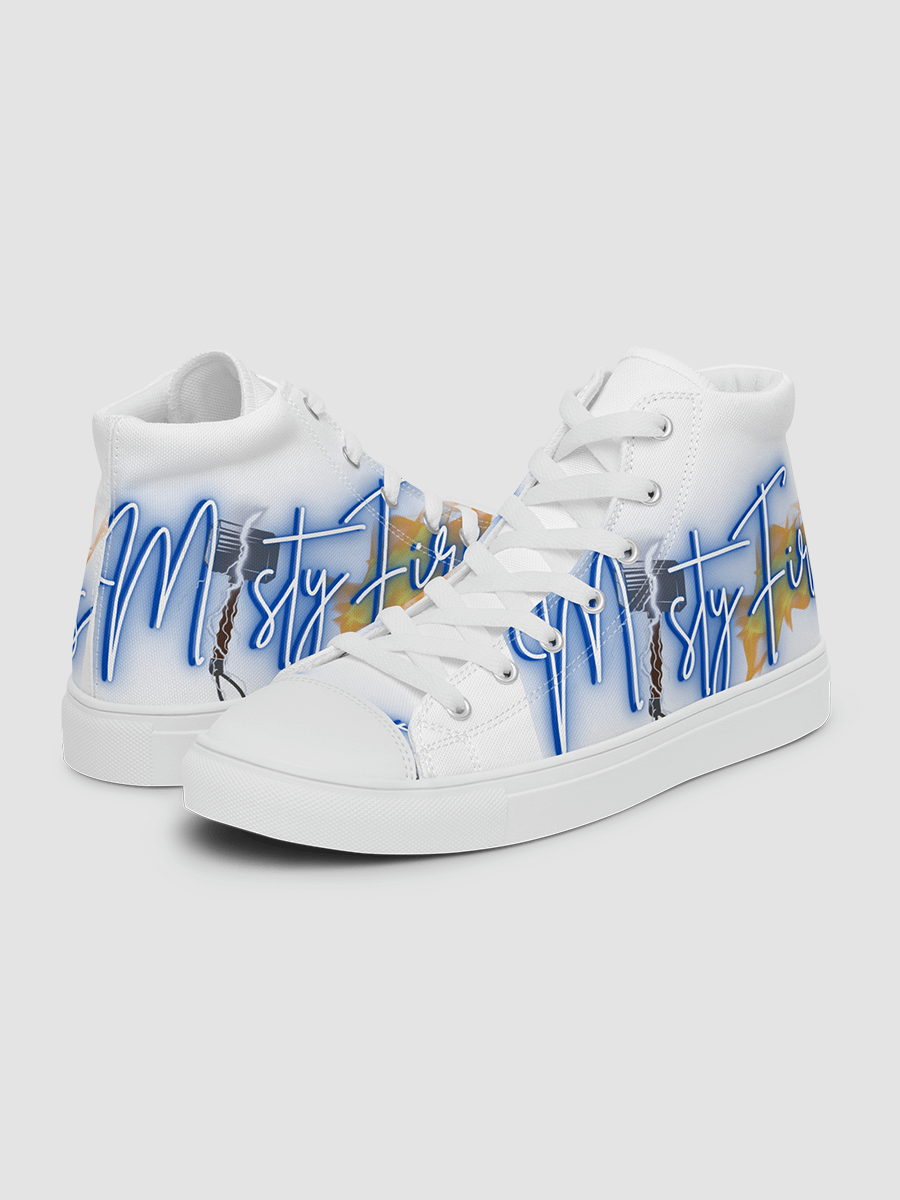 [misty-fires] Men's Hightop Canvas Shoes product image (6)