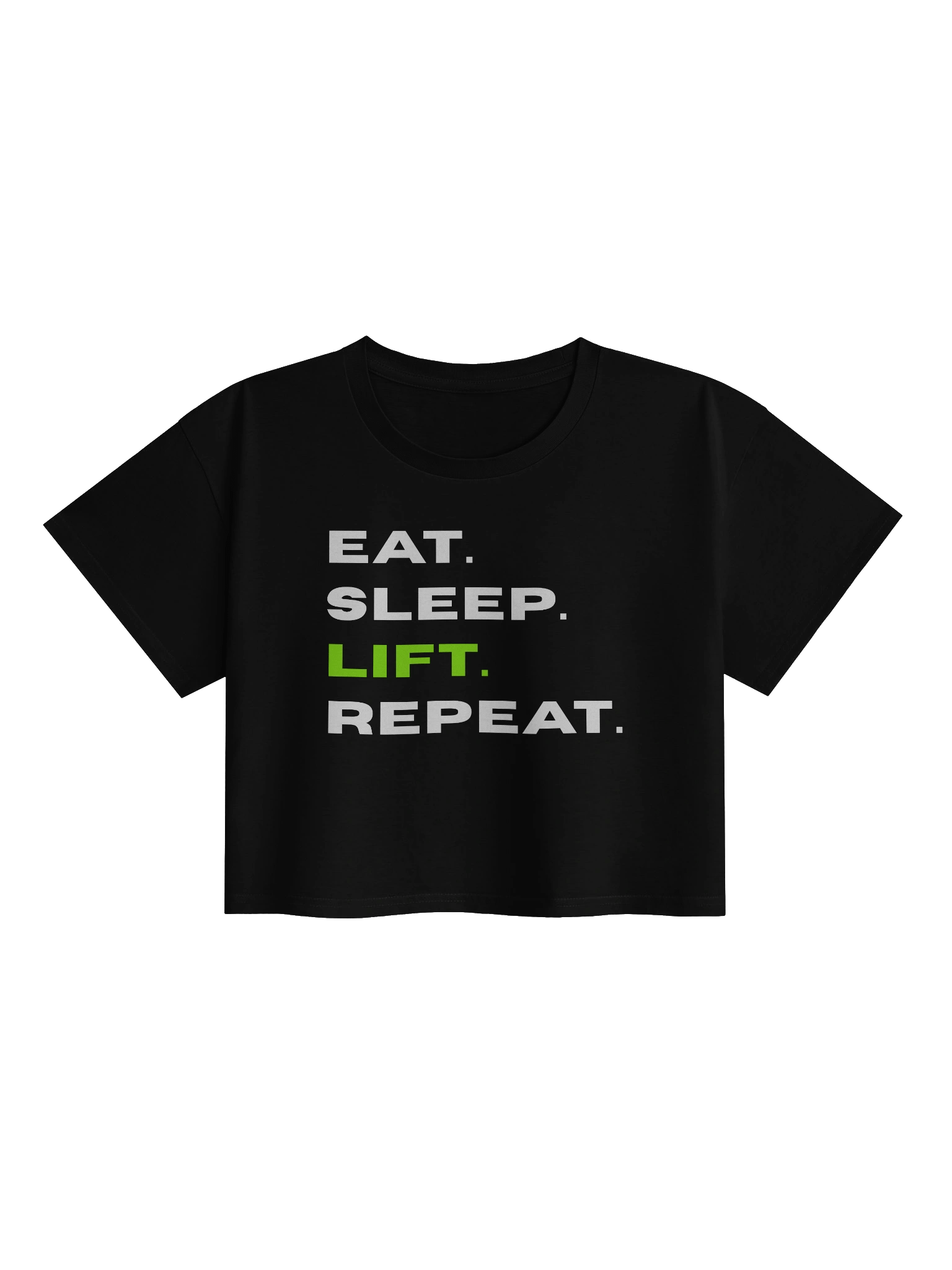 Eat. Sleep. Lift. Repeat. Women's Crop Top product image (1)