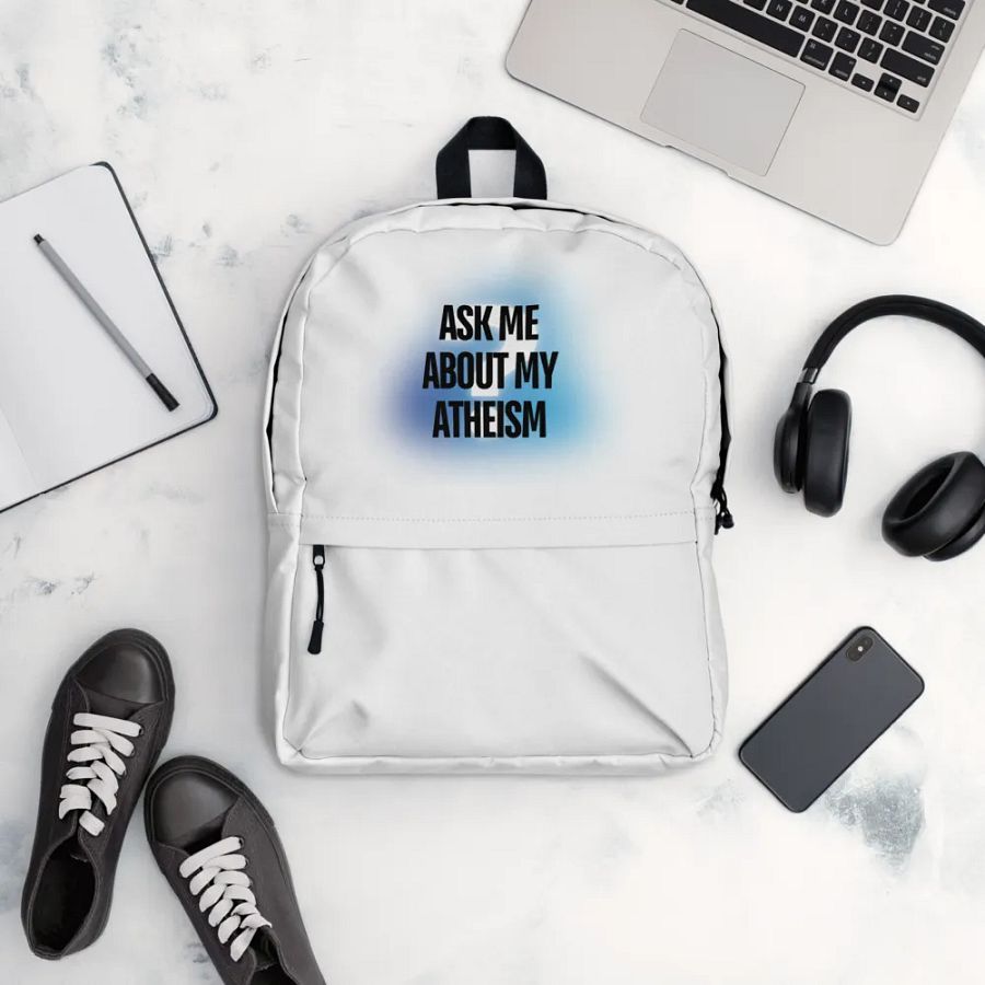 Ask Me About My Atheism Backpack product image (5)