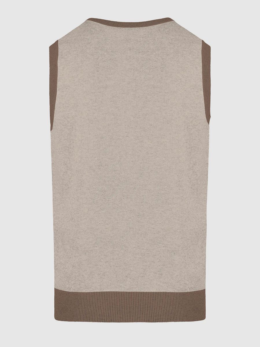 Tan Yacht Club V Neck product image (20)