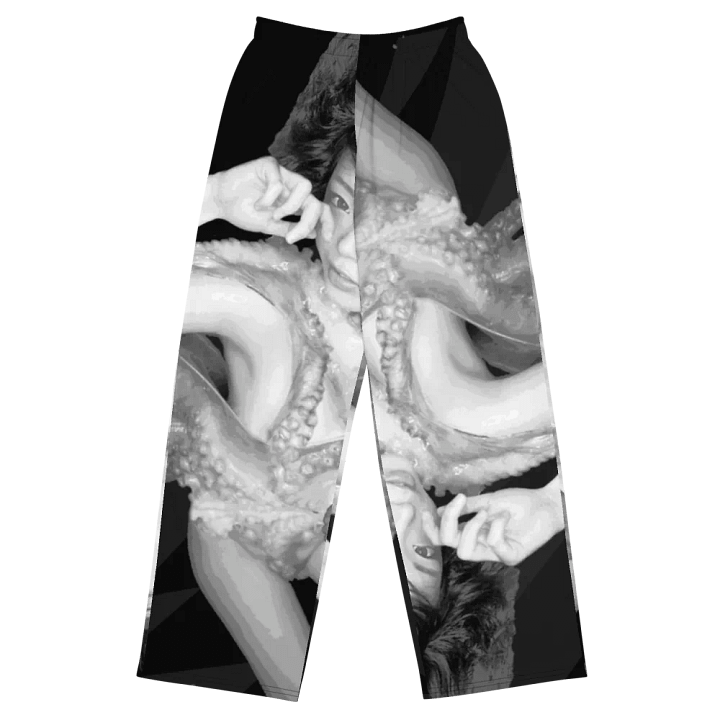 Asian Octopus | All-Over Print Unisex Wide-Leg Pants product image (1)