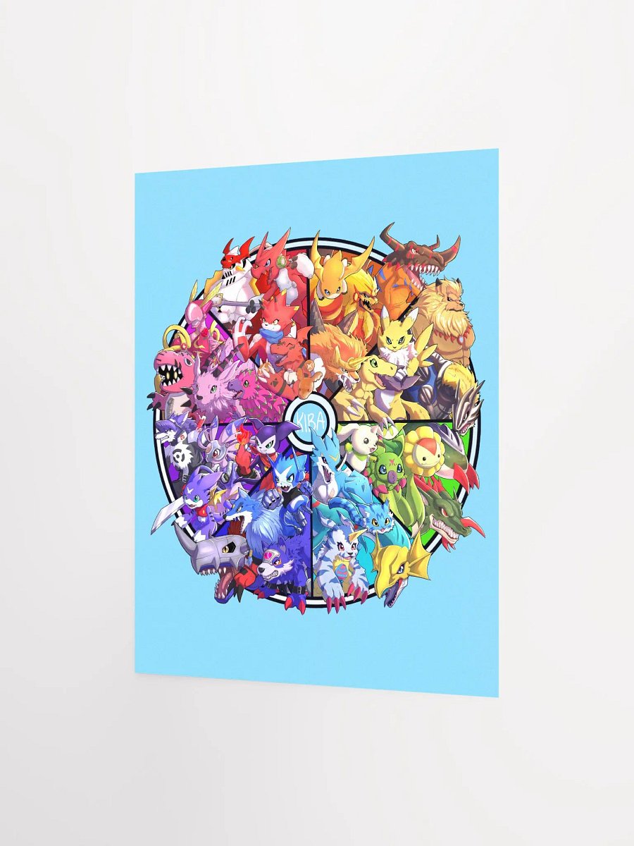 Digimon Colour Wheel Poster product image (2)