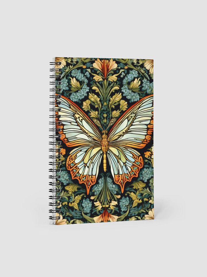 Spiral Notepad William Morris Inspired Butterfly product image (1)