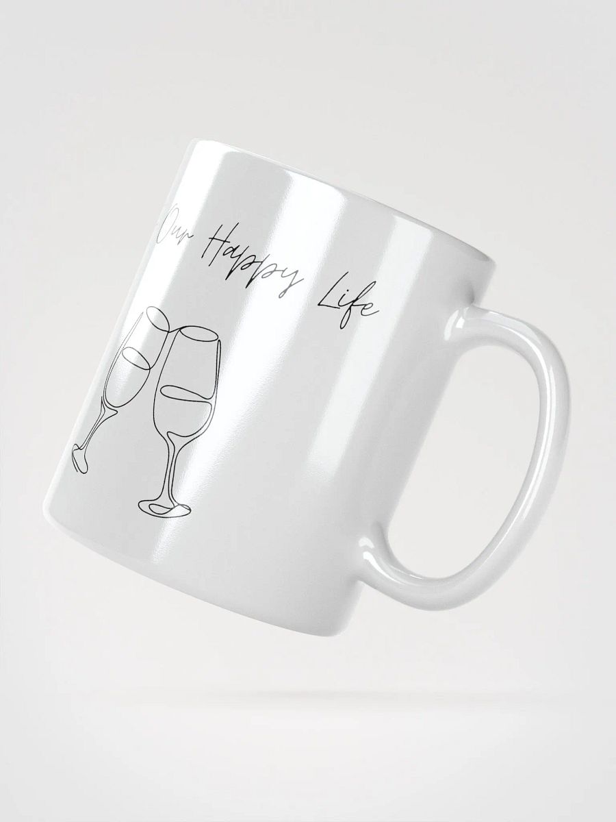 Our Happy Life White Glossy Mug product image (4)