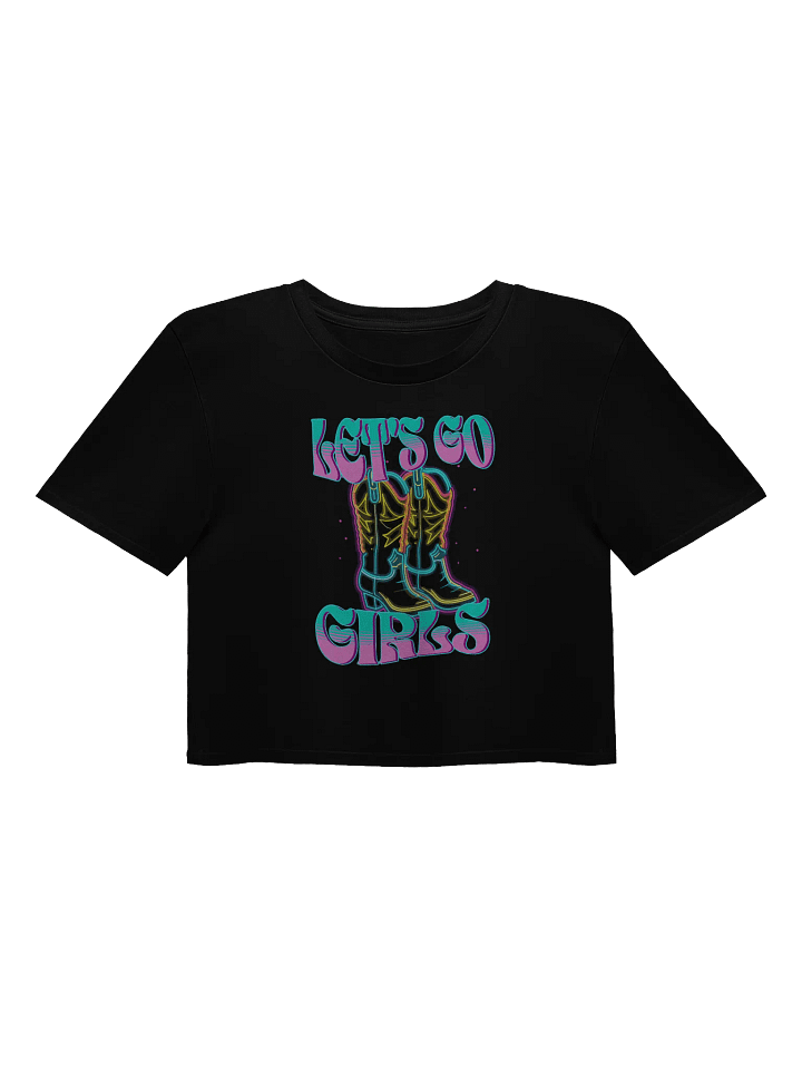 Let´s Go Girls! Neon Cowgirl Crop Top product image (1)