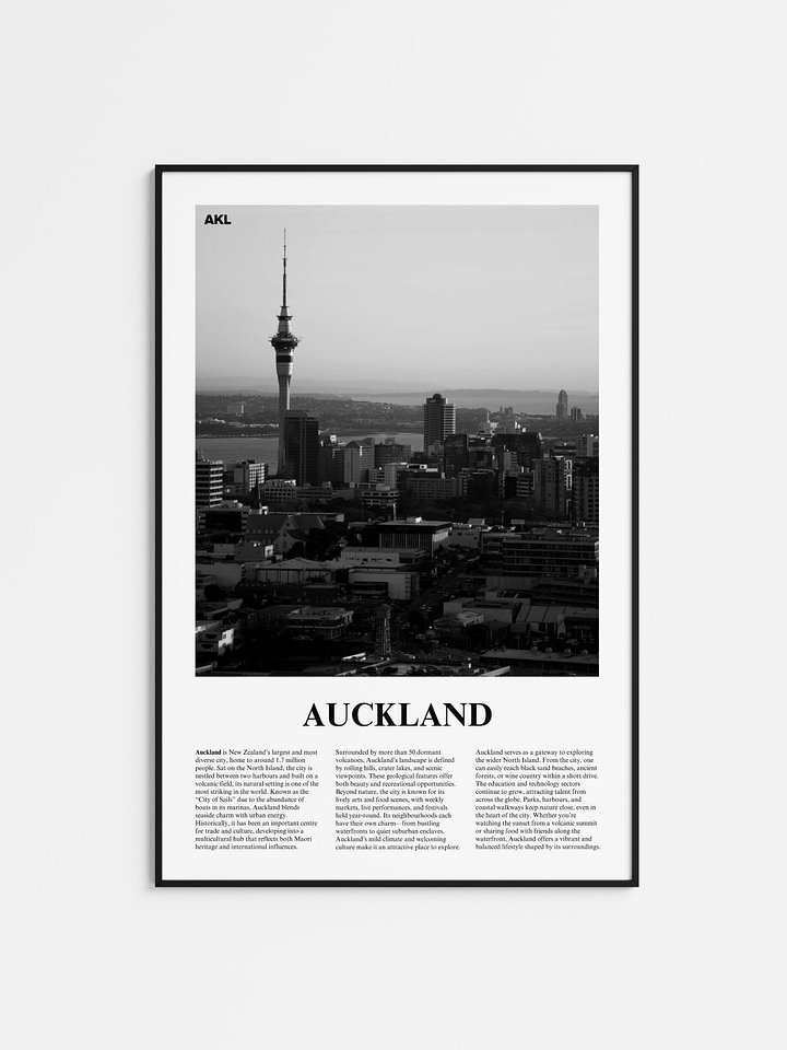 Auckland 02 Newspaper Poster product image (1)