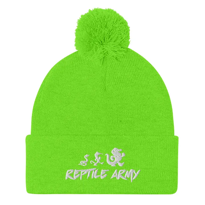 Reptile Army Classic Pom-Pom Beanie product image (1)
