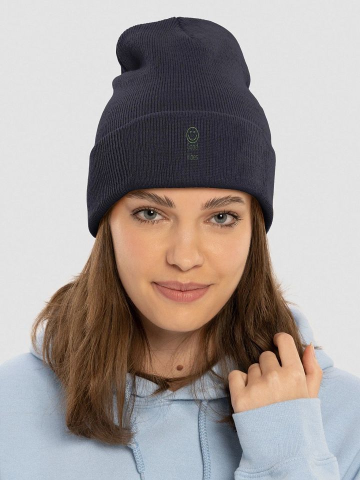 Smiley Good Vibes Beanie product image (1)