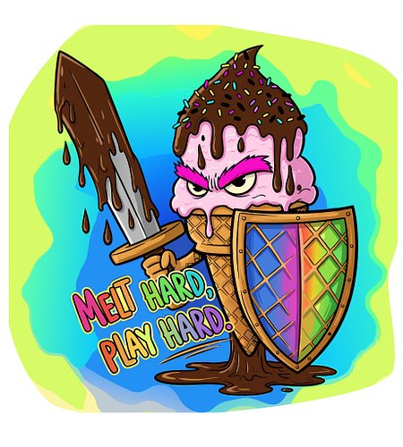 Melt Hard, Play Hard Ice Cream Warrior T-Shirt
https://pixel-thread-shop.fourthwall.com/products/melt-hard-play-hard-ice-crea...