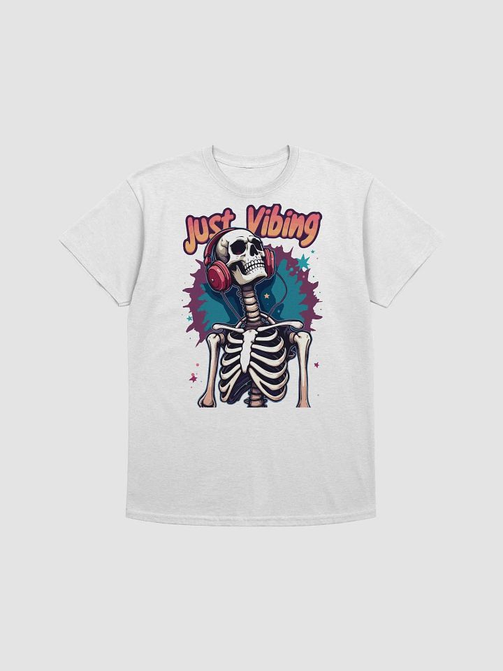 Just Vibing Skeleton T-Shirt product image (1)