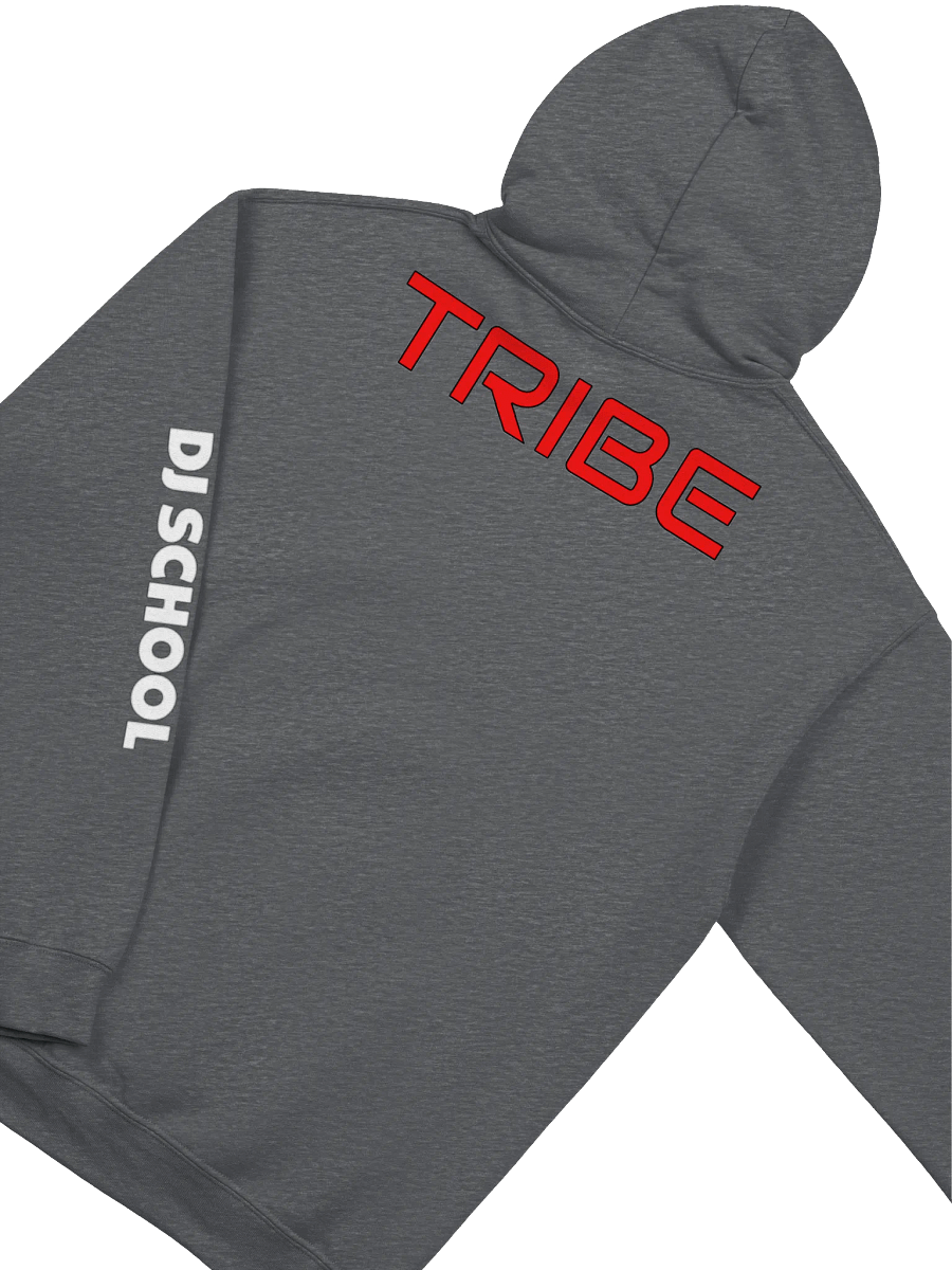 Front | Back | Arm Print CRT Paint Splatter Headphones Gildan® Classic Hoodie product image (4)