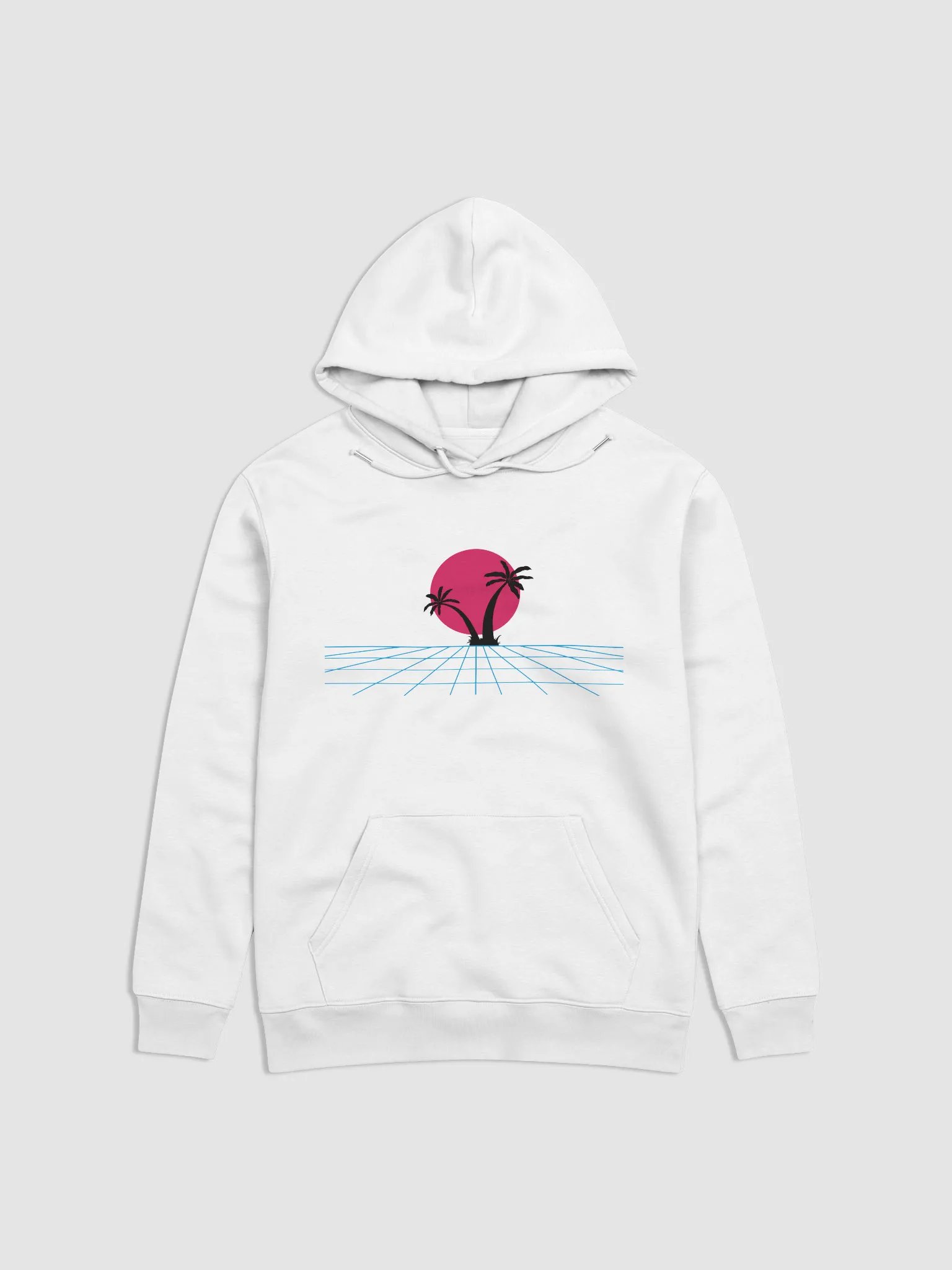 Retro Sunset Palm Eco Hoodie product image (1)