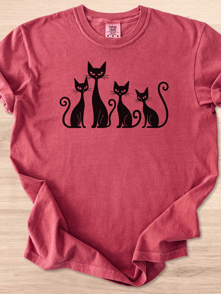 Whimsical Cats Tee product image (2)