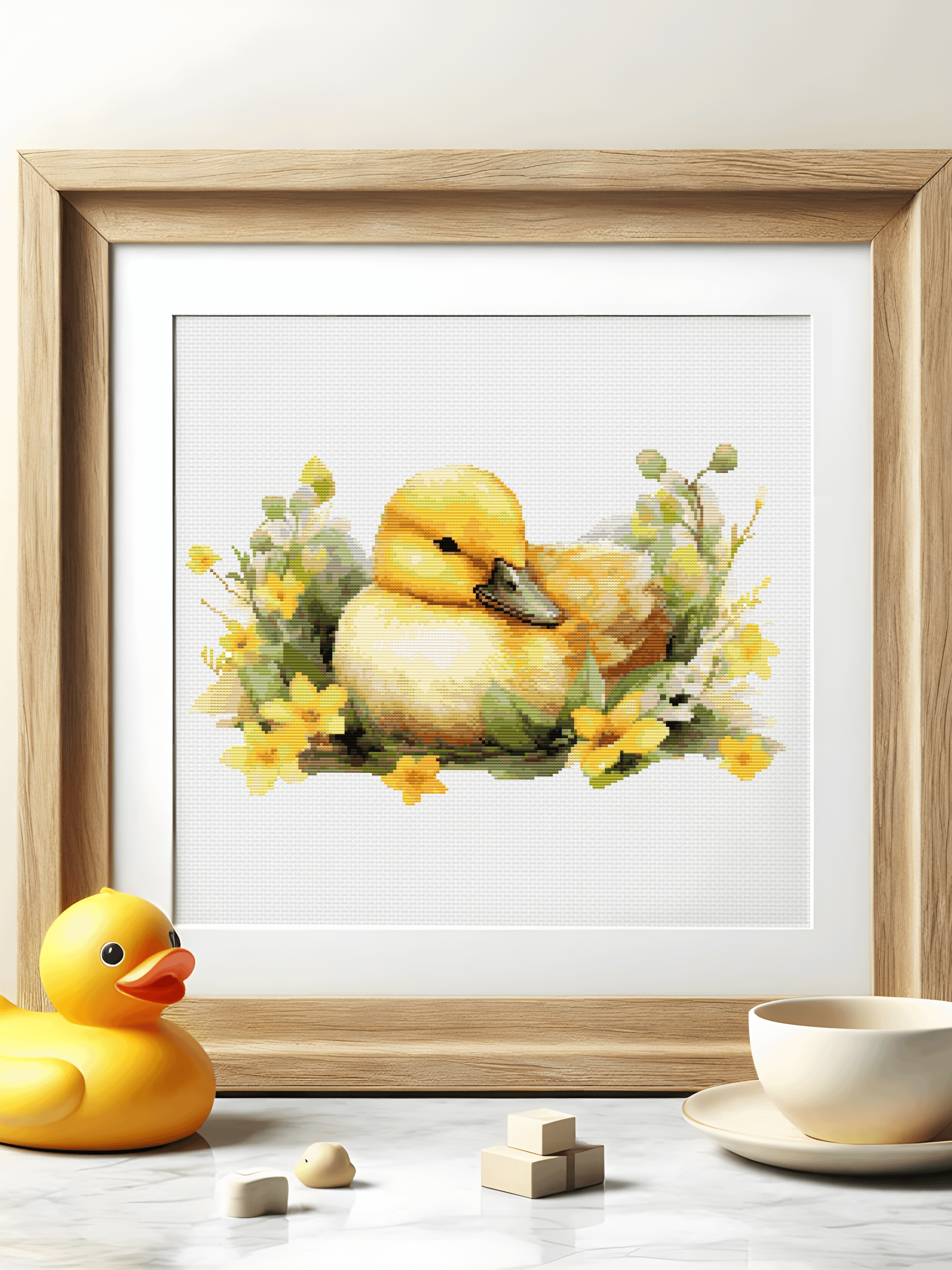 Sunny Duck Cross Stitch Pattern product image (6)