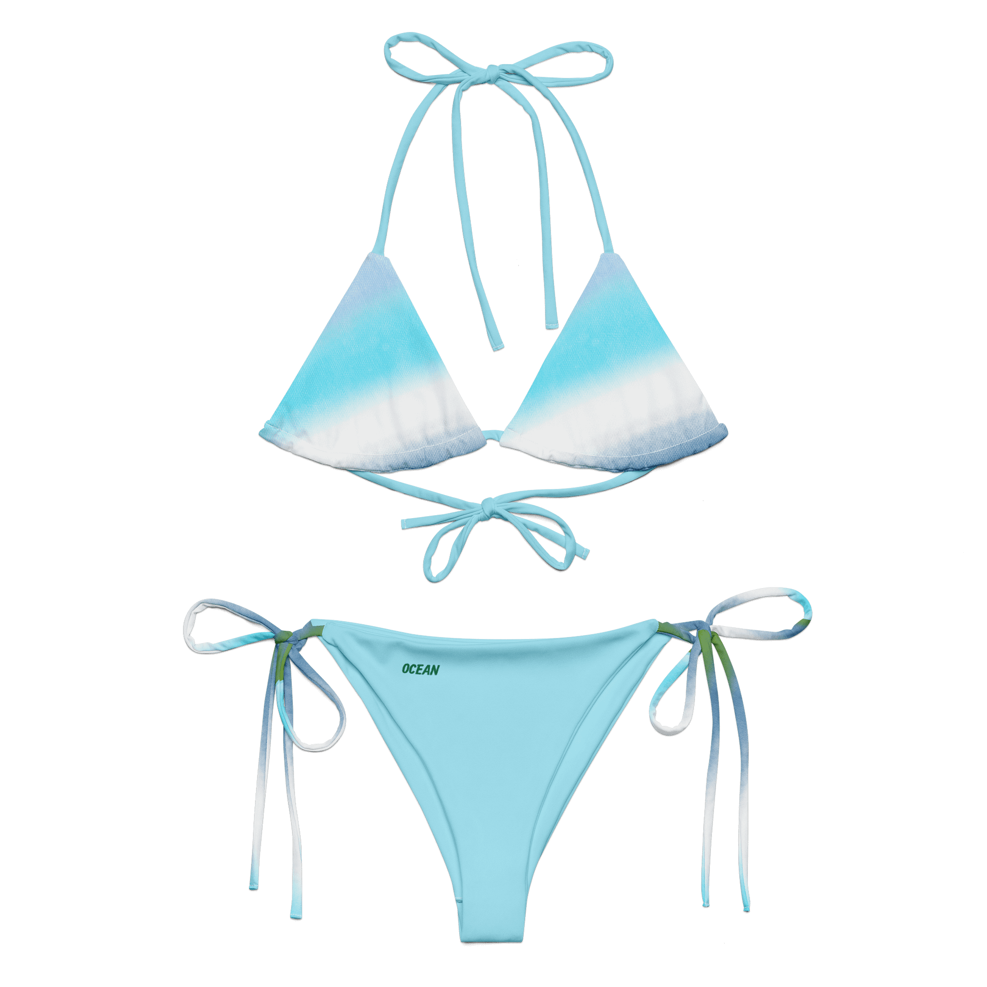 Serene Mirage Tie-Dye Bikini Set product image (4)