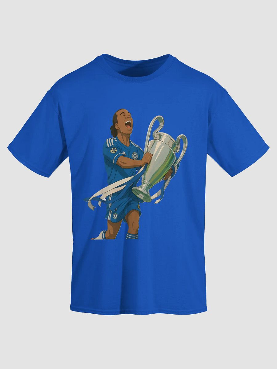 T-Shirt - Didier Drogba Champions League Trophy - Iconic Moment - Chelsea (Various Colours) product image (25)