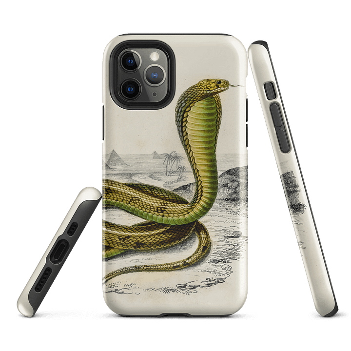 Vintage Snake Illustration iPhone® Tough Case product image (3)
