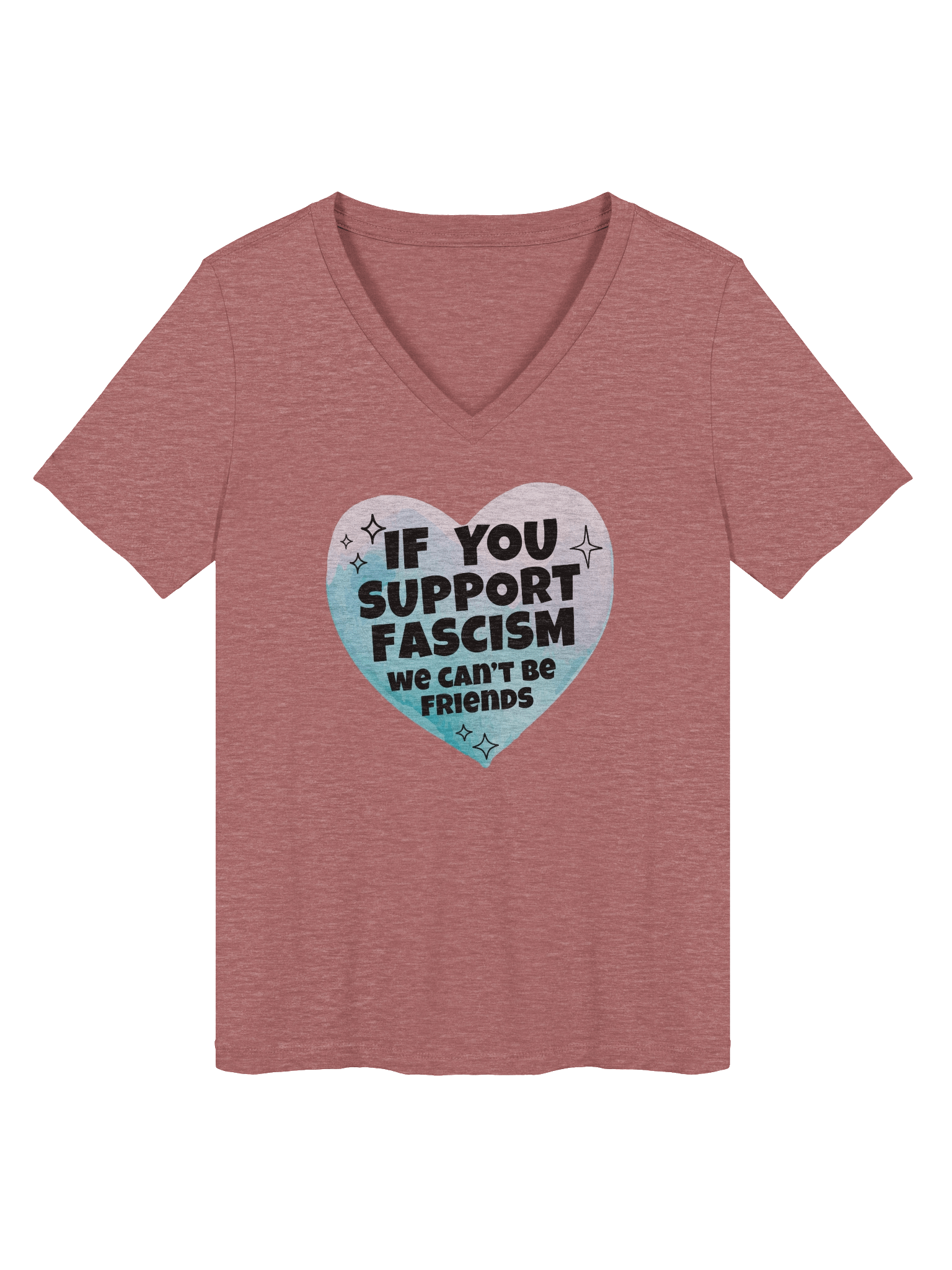 Antifascist V-neck product image (5)