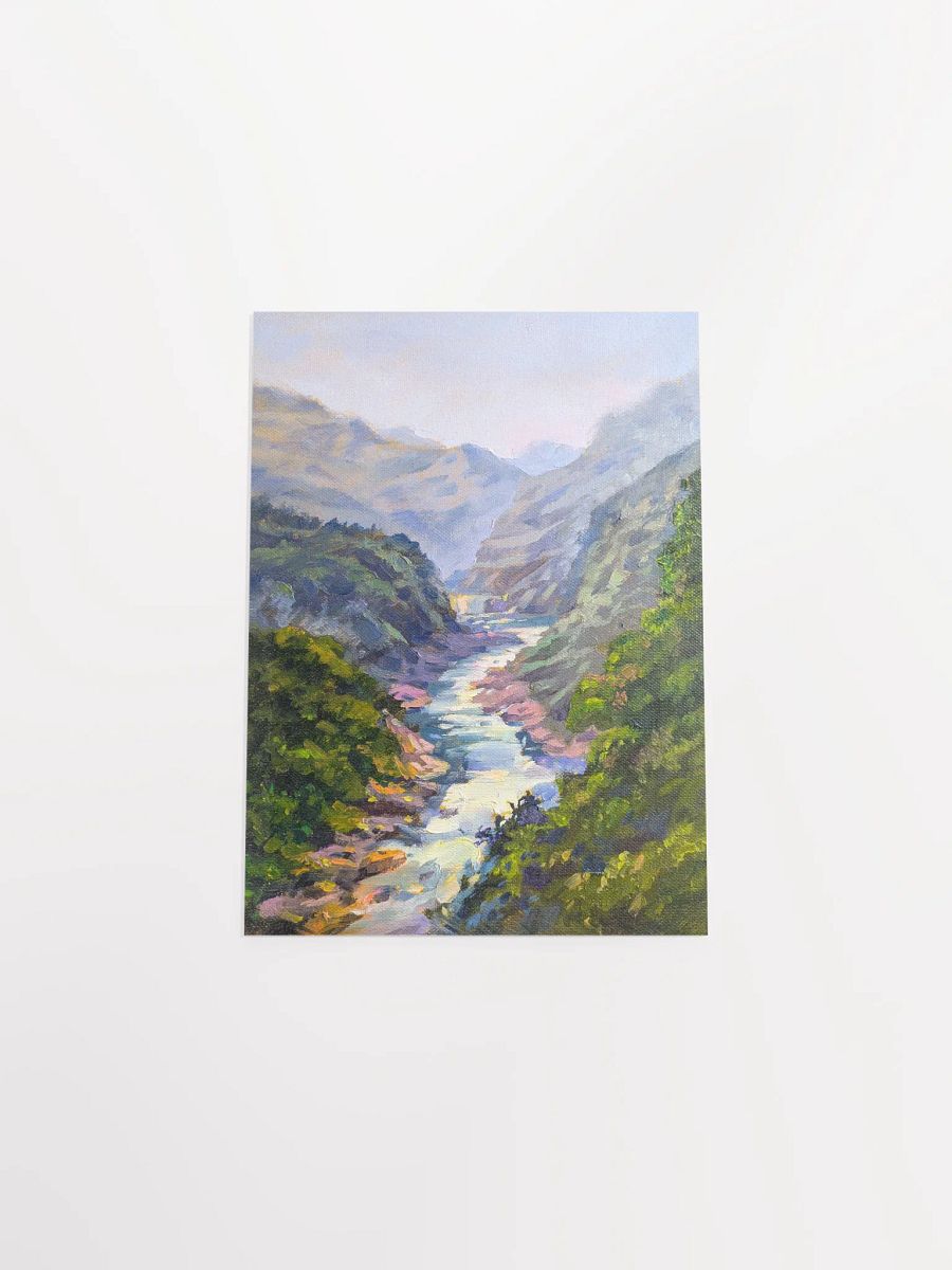 valley in the mountains-Oil Painting Paper Poster product image (25)