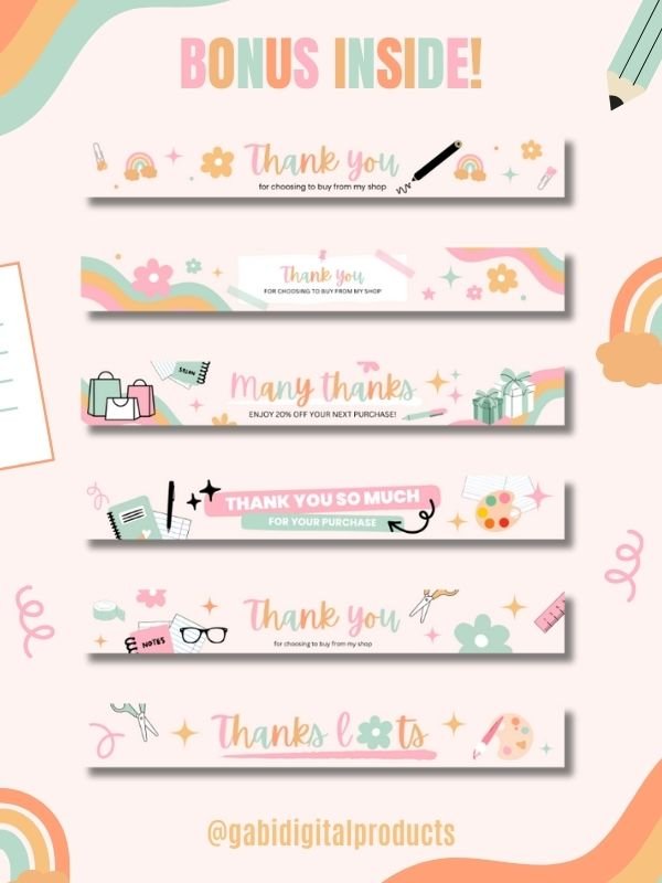 MRR & PLR Whimsical Logo Branding Bundle product image (9)