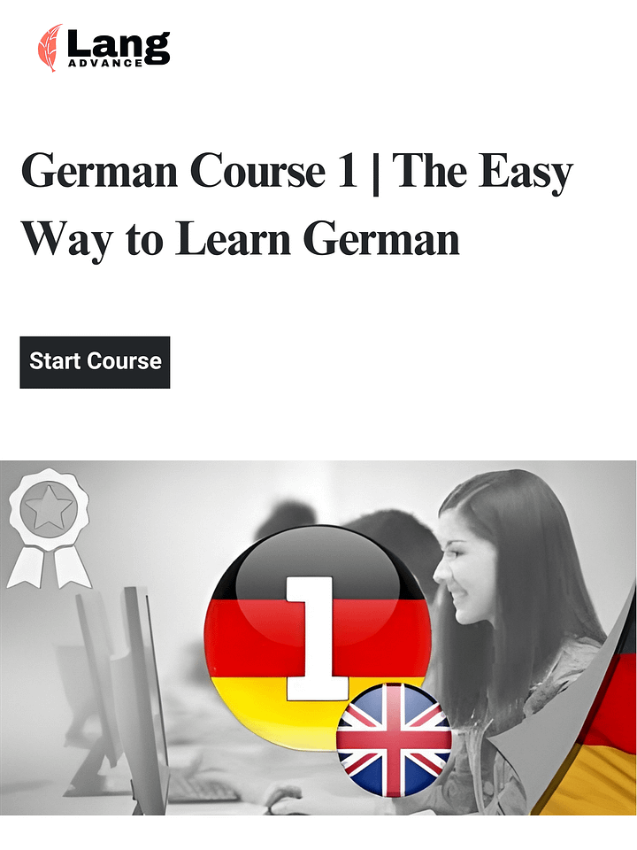German Course 1 | The Easy Way to Learn German product image (1)