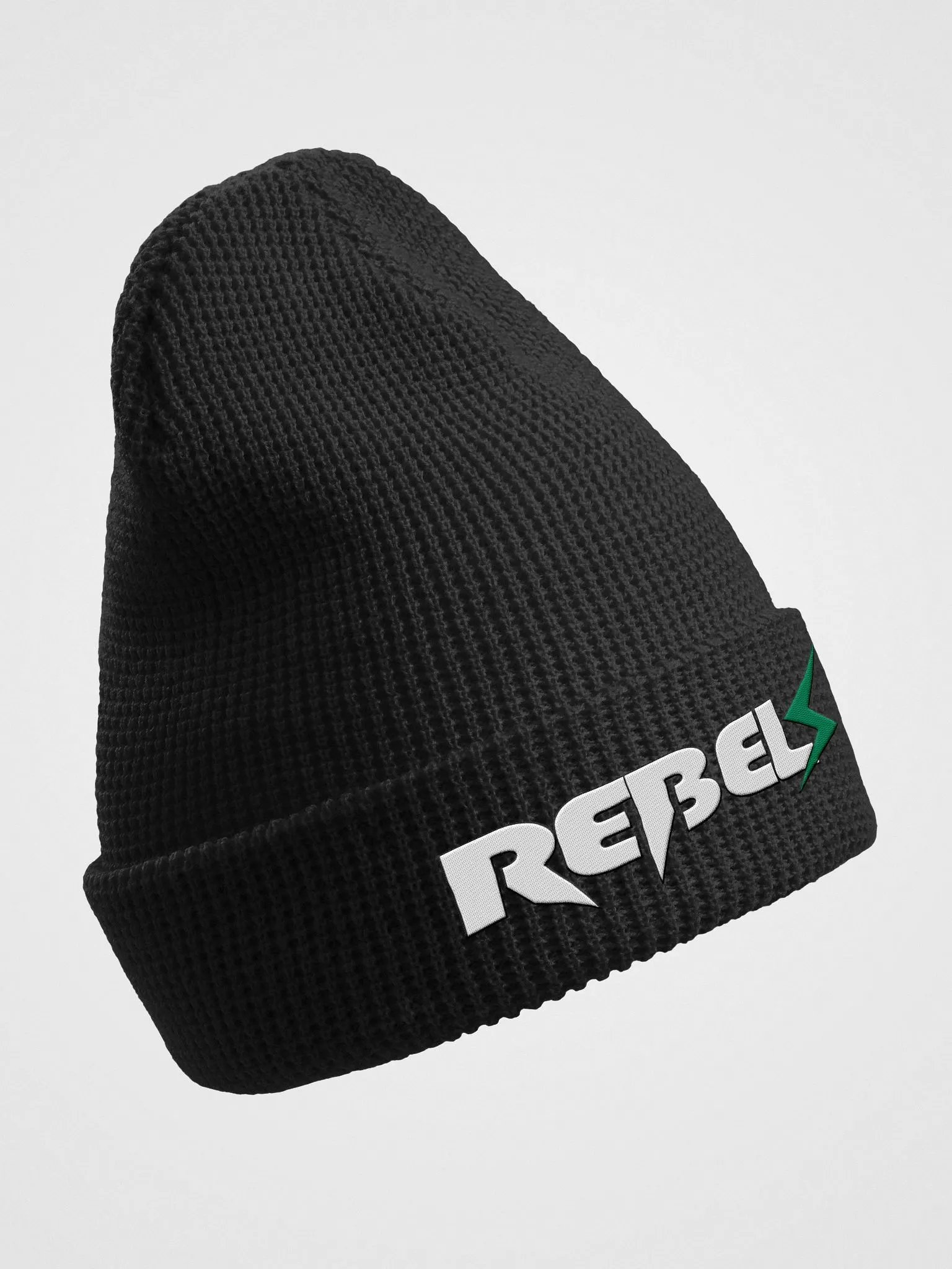 Rebels Beanie | Black | White/Green product image (3)