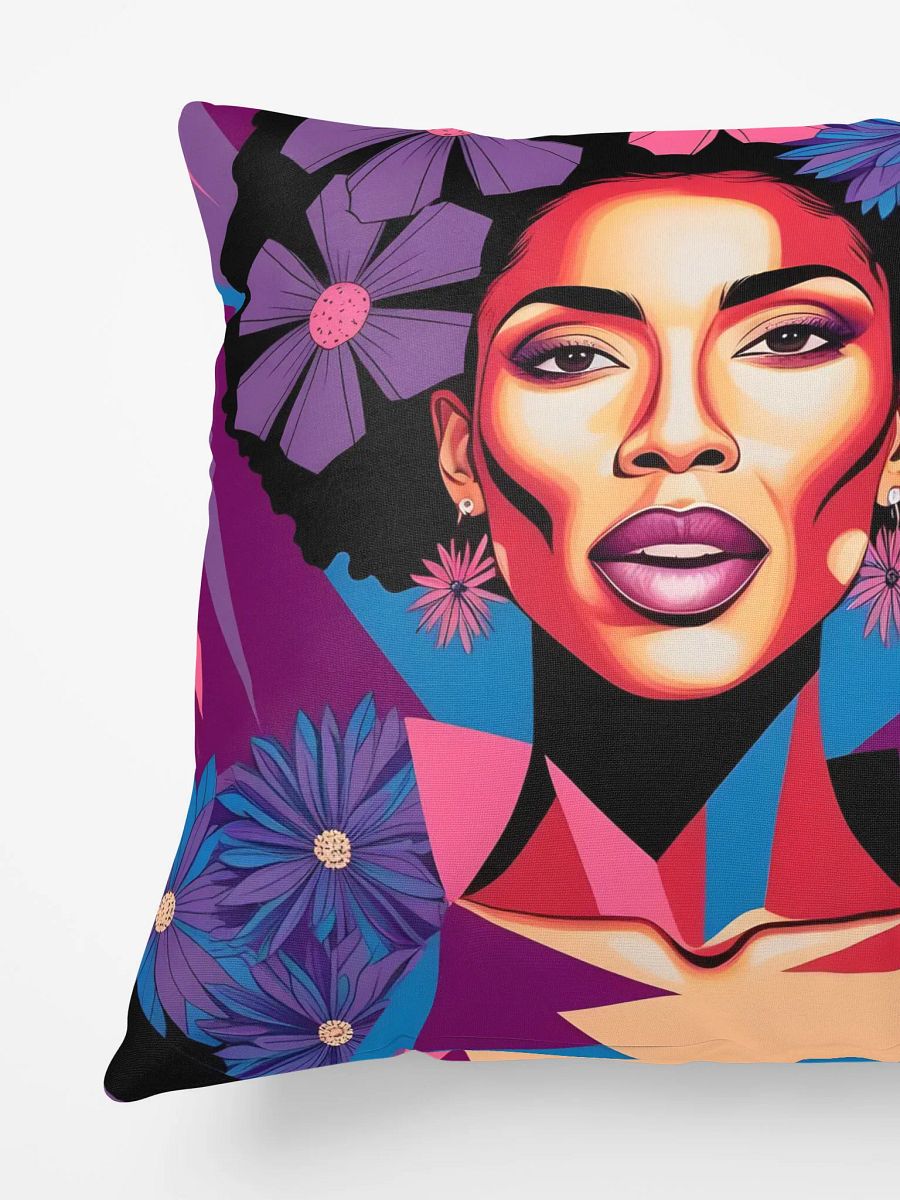 AfroFloral Allure Pillow product image (3)