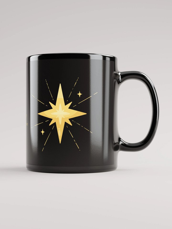 Mug Noir et Doré - Etoile - Cadeau d'Espoir product image (1)