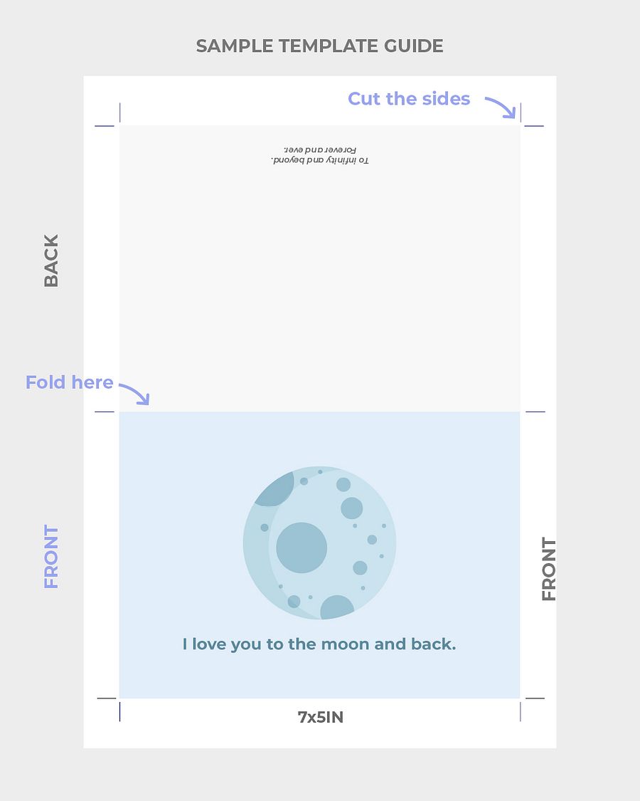 Printable Greeting Cards Set of 4 Designs (7