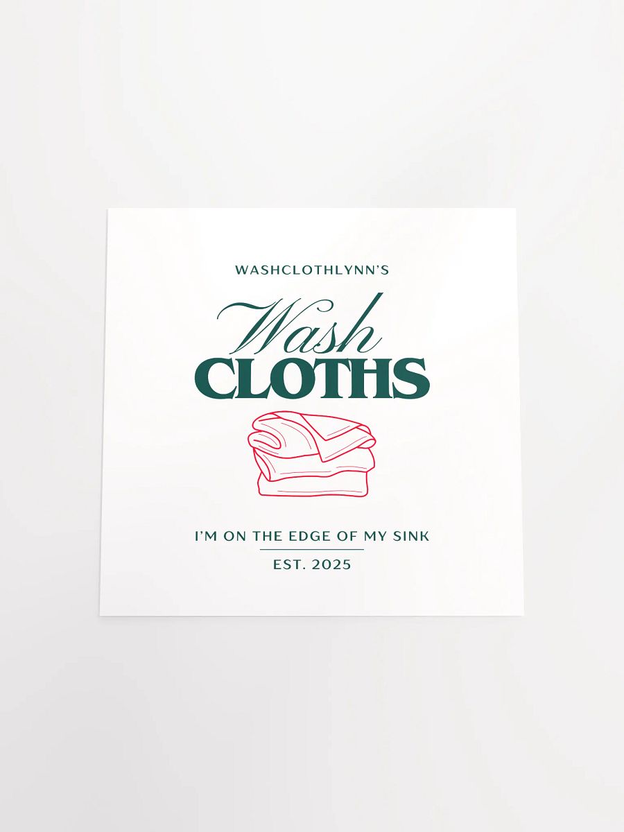 Washcloths Poster product image (16)