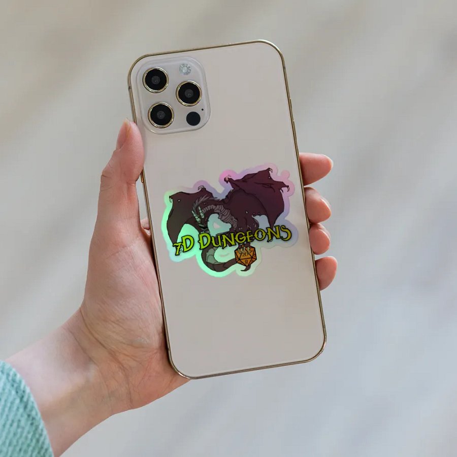 Dragon Holographic Sticker product image (8)