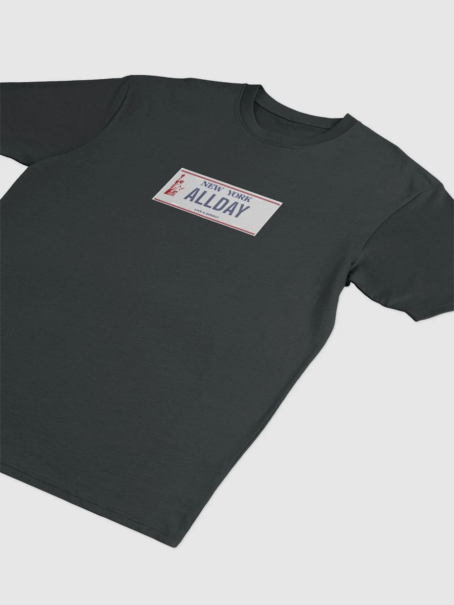 ALLDAY License Plate Tee Black product image (8)