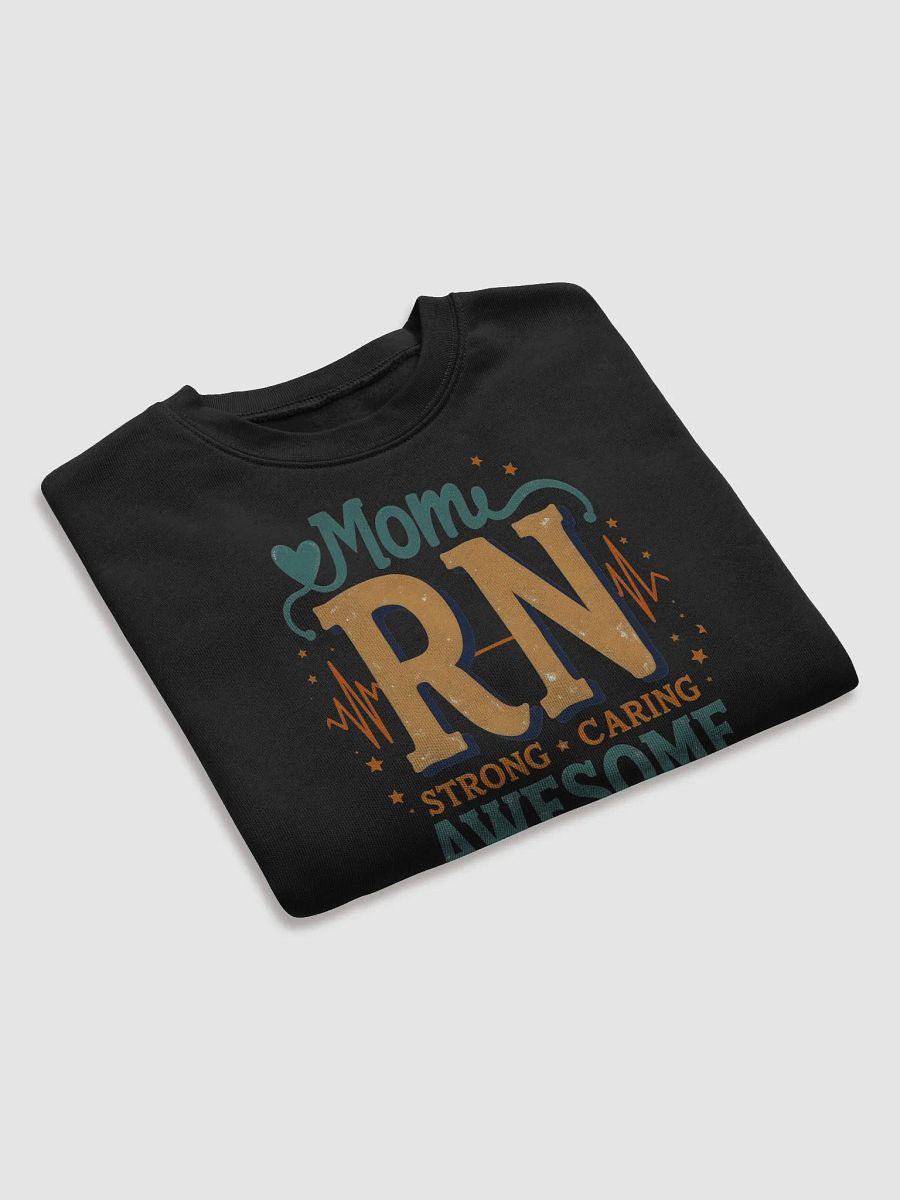 Mom RN ,Strong Caring Awesome Crop Sweatshirt product image (34)