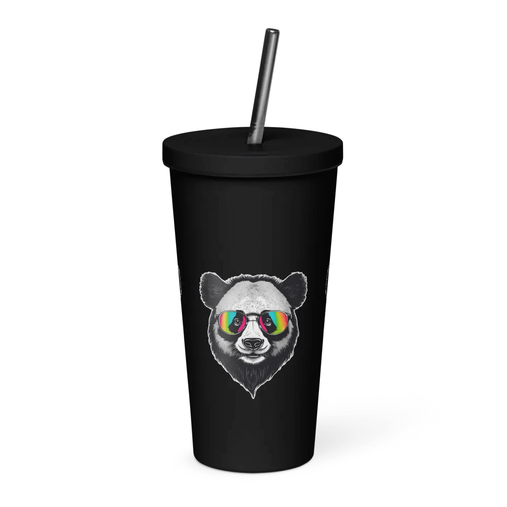 Rainbow Shades Panda Insulated Tumbler product image (1)