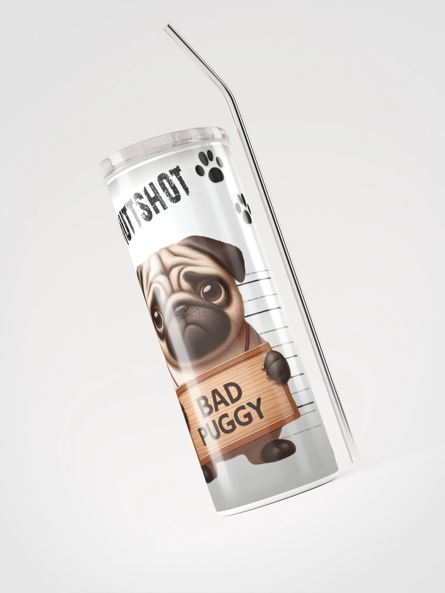 A Pug Dog Muttshot Tumbler product image (3)