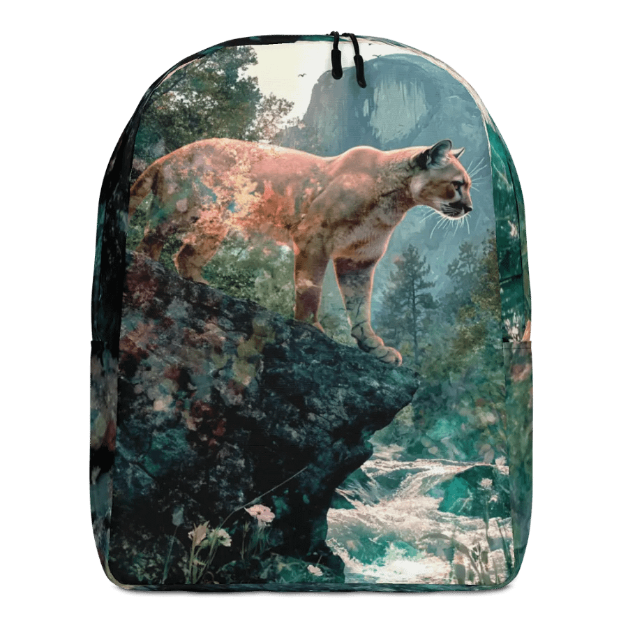 Mountain Lion, Minimalist Backpack product image (4)