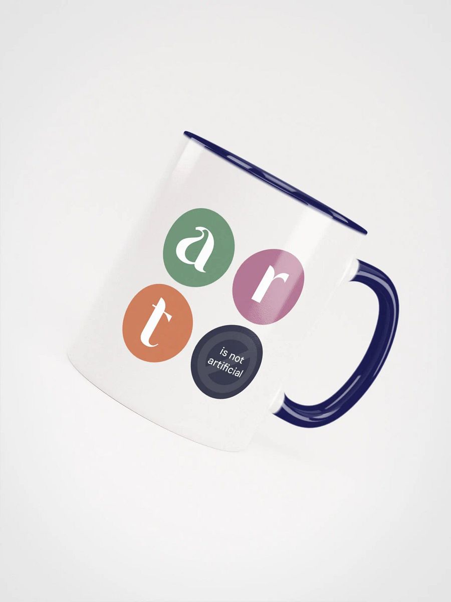 Art is not Artificial Ceramic Mug product image (16)