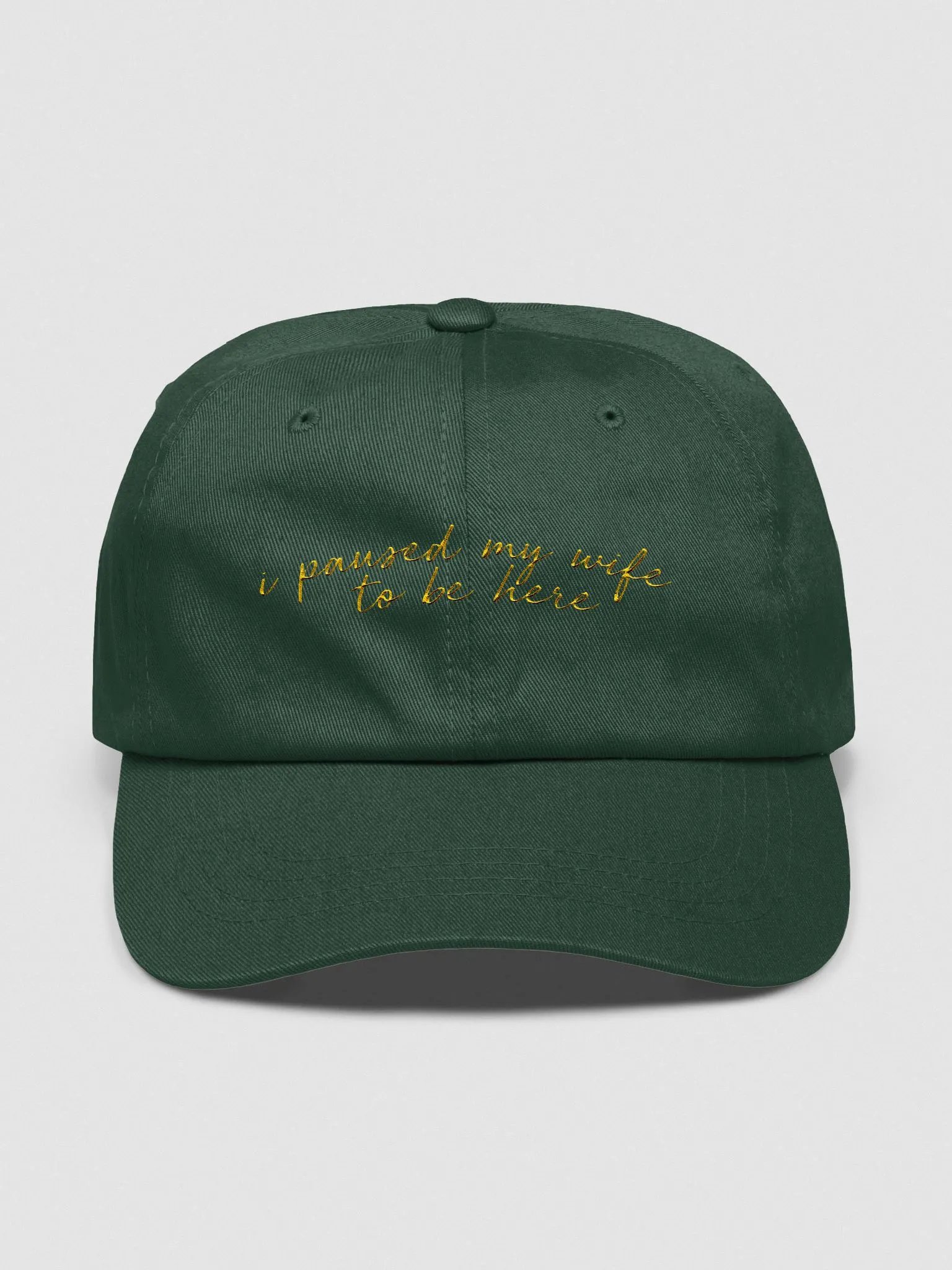 Dad Hat - i paused my wife to be here product image (1)