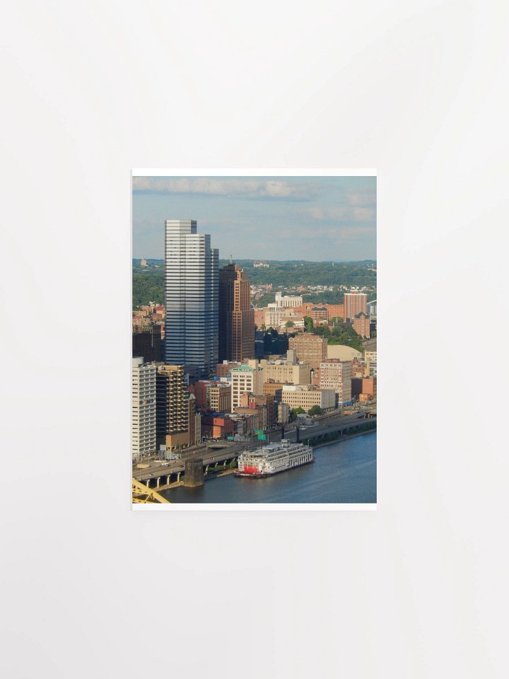 Pittsburgh - One Oxford Centre and American Queen Steamboat - July 2014 - Print/poster product image (1)