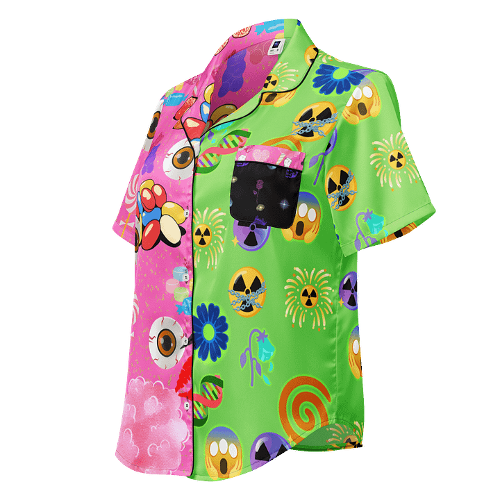 🌈⚠️ Nuclear Gumball Dreamscape Button-Up Pajama top ⚠️🌈 product image (1)